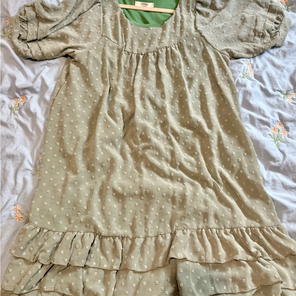 Polka Dot Ruffle Dress